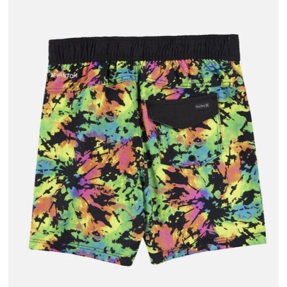 Hurley Splatter Dye Board Shorts NWT Size 28/16 - Picture 2 of 9